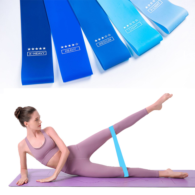 Un conjunto de bandas elástica - Yoga Fitness Resistance Band reseña y precio