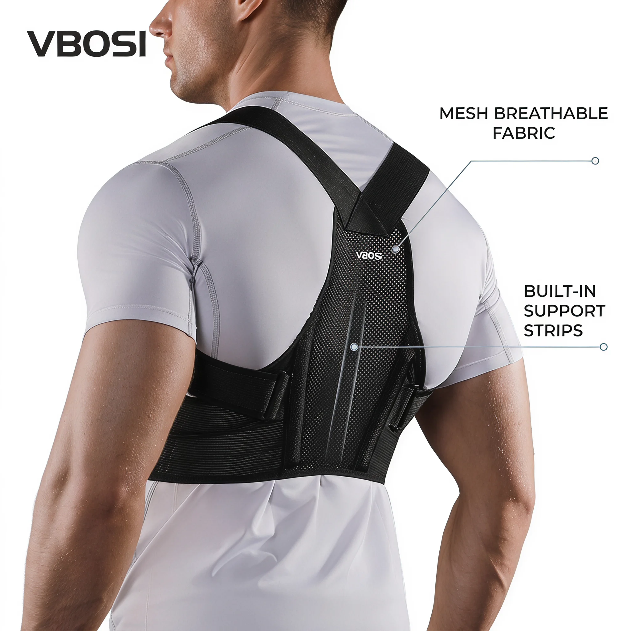 Corrector de Postura Ajustable - Posture Corrector Back reseña y precio